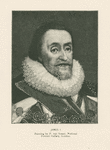 James I, King of England.
