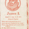 James I, King of England.