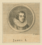 James I, King of England.