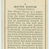Water Shrew.