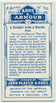 Arms and Armour. [A soldier with a battle-axe.] 1264. Time of Barons' War.