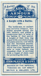 Arms and Armour. [A knight with a battle-axe.] 1314. Time of Battle of Bannockburn.