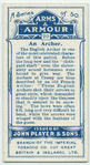 Arms and Armour. [An archer.] 1346. Time of Battle of Cressy.