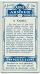 Arms and Armour. [A knight.] 1388. Time of Battle of Chevy Chase.
