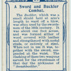 Arms and Armour. [A sword and buckler combat.] 1513. Time of Battle of Flodden.