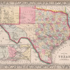 County map of Texas ; Galveston Bay and vicinity [inset].