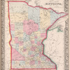 County map of Minnesota.