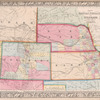 Map of Kansas, Nebraska, and Colorado. Showing also the eastern portion of Idaho.