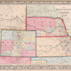 Map of Kansas, Nebraska, and Colorado. Showing also the eastern portion of Idaho.