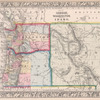 Map of Oregon, Washington and part of Idaho.