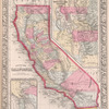 County map California; Map of the settlements in the Great Salt Lake country, Utah [inset] ; San Francisco Bay and vicinity [inset].