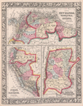 Map of New Granada [Grenada], Venezuela, and Guiana ; Map of Peru and Equadorv; Map of the Argentine Confederation.