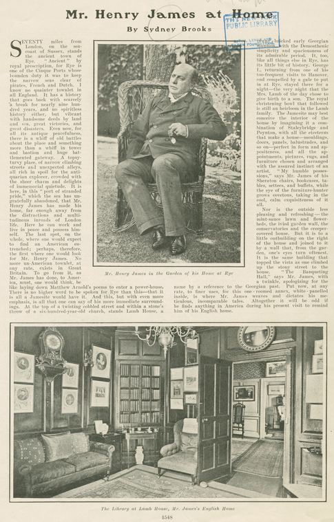 Henry James [Novelist] - NYPL Digital Collections