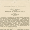 Andrew Jackson - Portraits