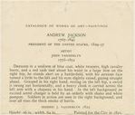 Andrew Jackson - Portraits