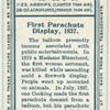 First parachute display.