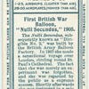 First British war balloon.