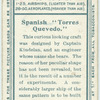 Spanish "Torres Quevedo".