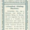 Lilienthal gliding machine.