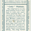 "Cody" biplane.