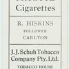 R. Hiskins, Follower, Carlton.