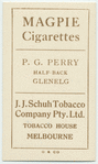 P. G. Perry, Half-Back, Glenelg.
