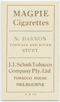 N. Barron, Forward and Rover, Sturt.