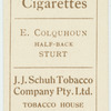 E. Colquhoun, Half-Back, Sturt.