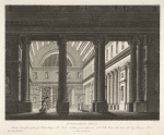 Appartamenti reali. Questa scena fu eseguita pel ballo tragico, La morte ettore, posto sulle scene dell'i. r. Teatro alla Scala dal Sig. Francesco Clerico. La primavera dell'anno 1821. A. Sanquirico inv. e dip. Rainieri inc.