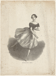 Giovannina King prima ballerina assoluta nel Teatro Valle in Roma l'autunno 1844.