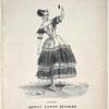 La cachucha as danced by Madlle. Fanny Elssler, with Une waltz sentimentale.