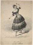 Laura Honey (fac. sig.) dancing the Cachoucha.