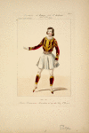 Costume de Petipa, rôle d'Achmet, dans La péri, ballet, acte 1er, Académie royale de musique.