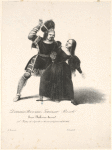 Domenico Ronzani e Francesca Pezzoli, primi ballerini mimici, nel Teatro di Apollo in Roma nel carnevale del 1835.