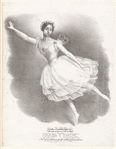 Flora Fabbri-Bretin nell'applauditissimo ballo La silfide [eight lines of poetry in Italian] nel gran Teatro d'Apollo in Roma, carnevale 1843.