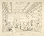 Stanze sotterranee dov'erano custoditi i tesori reali. Scena eseguita pel ballo grande Sesostri, inventato, e posto scene dell'I. R. Teatro alla Scala, dal Sigr. Salvatore Taglioni, l'autunno dell'anno 1824. A. Sanquirico inv. C. Sanquirico inc.