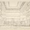 Interno d'una piramide sepolcrale. Questa scena fu eseguita pel ballo tragico Psammi, inventato, e posto sulle scene dell'I. R. Teatro alla Scala dal Sig. Salvatore Viganò. L'autunno dell' anno 1822. A. Sanquirico inv. e dip. G. Alluisetti inc.