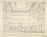 Interno d'una piramide sepolcrale. Questa scena fu eseguita pel ballo tragico Psammi, inventato, e posto sulle scene dell'I. R. Teatro alla Scala dal Sig. Salvatore Viganò. L'autunno dell' anno 1822. A. Sanquirico inv. e dip. G. Alluisetti inc.