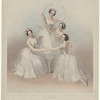 The celebrated Pas de quatre composed by Jules Perrot, as danced at Her Majesty's Theatre, July 12th 1845, by the four eminent danseuses, Carlotta Grisi, Marie Taglioni, Lucile Grahn  Fanny Cerrito.