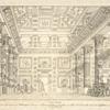 Sala Reale. Questa scena fu eseguita, pel ballo tragico Psammi re d'Egitto, inventato, e posto sulle scene dell'I. R. Teatro alla Scala dal Sig. Salvatore Viganò. L'autunno dell'anno 1817. A. Sanquirico inv. e dip.  G. Castellini inc.