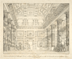 Sala Reale. Questa scena fu eseguita, pel ballo tragico Psammi re d'Egitto, inventato, e posto sulle scene dell'I. R. Teatro alla Scala dal Sig. Salvatore Viganò. L'autunno dell'anno 1817. A. Sanquirico inv. e dip.  G. Castellini inc.