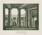 Tempio di Giano. Ballo, Le Sabine in Roma. Stucchi inc.  Angeli acq. [after a set design by Sanquirico]