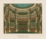 Gabinetto Egizio nel ballo Sesostri. Atto III. Stucchi inc. A. acq. [after a set design by Sanquirico]