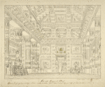 Sala nella reggia di Memfi. Questa scena fu eseguita pel ballo tragico, Psammi, inventato da Salvatore Viganò l'autunno dell'anno 1817 per il I. R. Teatro alla Scala in Milano. Alessandro Sanquirico invente e dipinto in Milano.