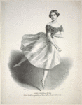 Giovannina King prima ballerina assoluta nel Teatro Valle in Roma l'autunno 1844