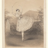 Adèle Dumilâtre (fac. sig.) as Myrtha in the ballet of Giselle