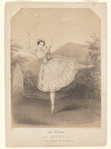 Adèle Dumilâtre (fac. sig.) as Myrtha in the ballet of Giselle