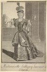 Mademoiselle Subligny dansant à l'Opéra.