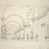 Questa scena fu eseguita pel ballo eroica Arsinoe e Telemaco, inventato dal Sig. Gaetano Gioja e posto sulle scene dell'I. R. Teatro alla Scala, il carnevale dell'anno 1814.  A Sanquirico inv. e dip.  A. Biasioli fece.