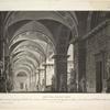 Atrio nella Reggia d'Ulisse.  Questa scena fu eseguita pel ballo eroico Arsinoe e Telemaco, inventato dal Sig. Gaetano Gioja e posto sulle scene dell'I. R. Teatro alla Scala, il carnevale dell'anno 1814.  A. Sanquirico inv. e dip.  A. Biasioli fece.